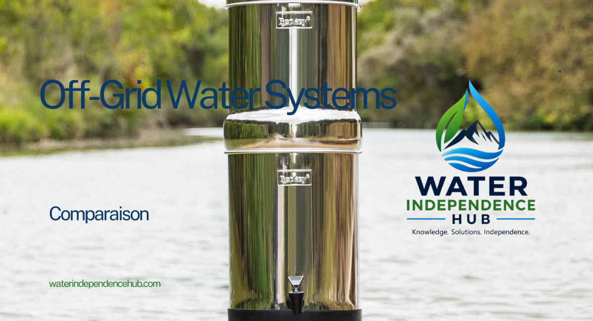 Best Off-Grid Water Systems Compared: Wells, Rainwater, Surface, AWG