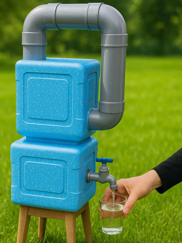 Smart Water Box is a groundbreaking off-grid water generation system