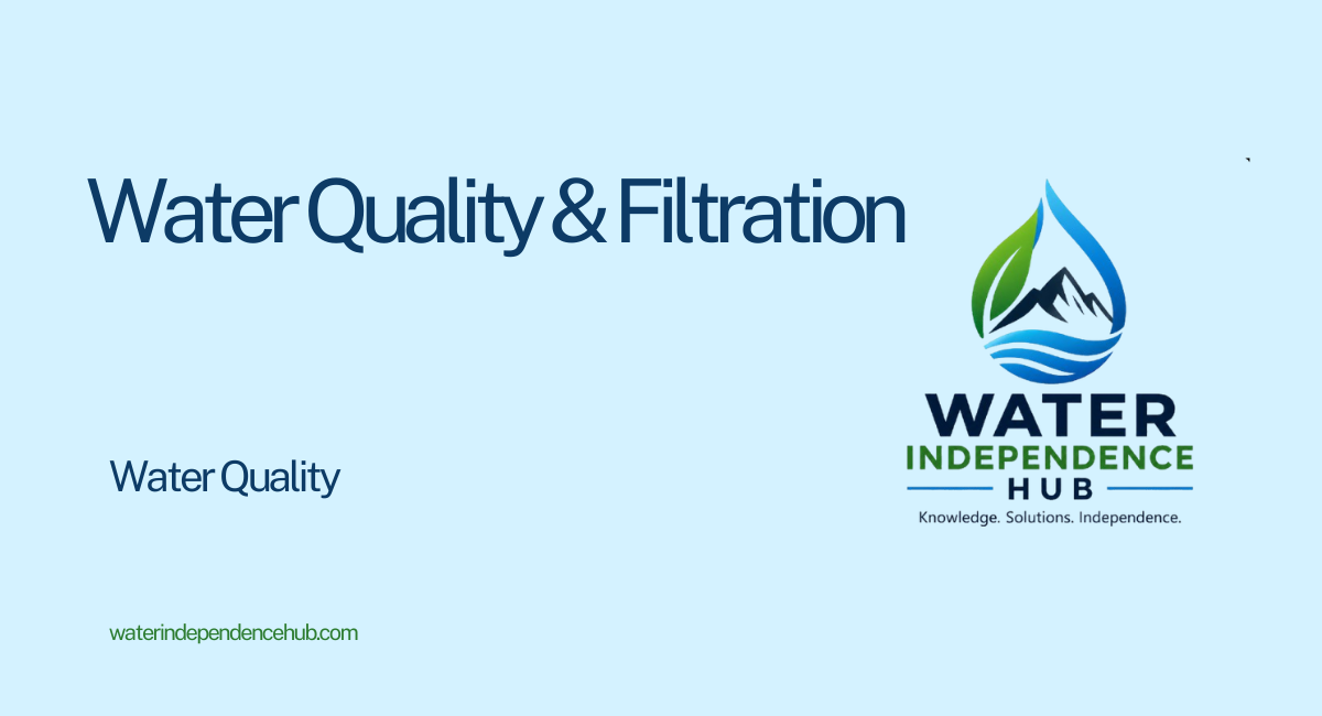 Water Quality & Filtration